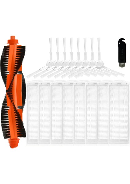 Xiaomi Robot Süpürge S10 S12 T12 B106GL/ Mop 2s XMSTJQR2S / 3c B106CN Ana Yan Fırça Hepa Filtre Aksesuarları (Yurt Dışından)