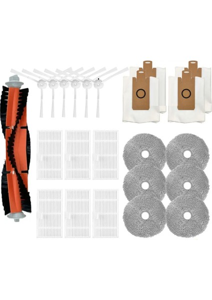 Xiaomi Lydsto W2 / Kyvol S60 / Iriver Aıcle INS-200 Robot Süpürge Yedek Parçaları Filtre Paspas Toz Torbası (Yurt Dışından)