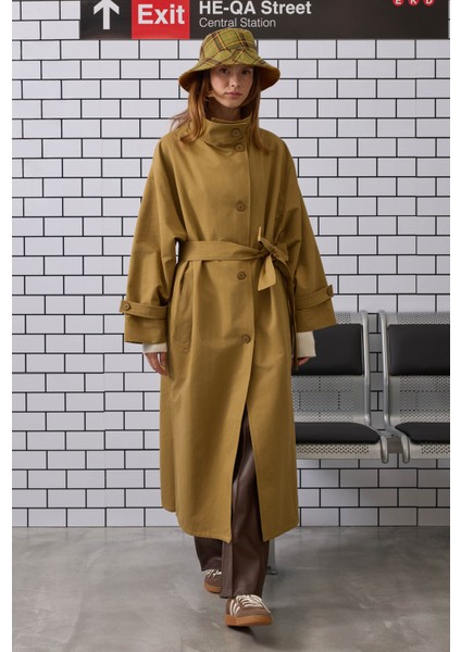 Funnel Uzun Trençkot Zeytin fırsatları