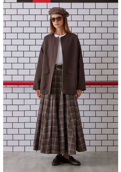 Kanvas Bomber Ceket Kahve fiyatları