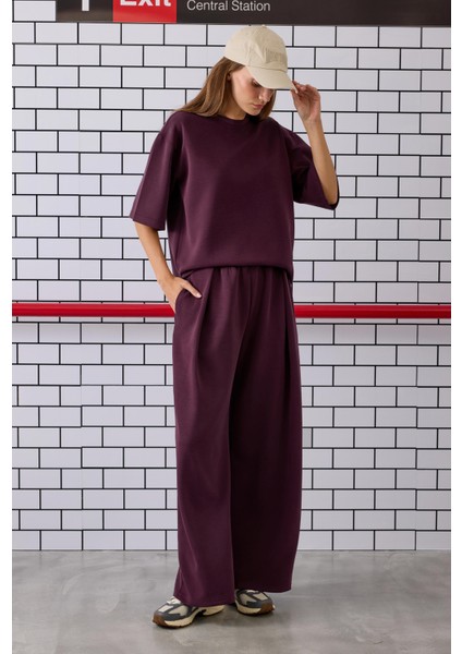 Modal Basic Tişört Bordo