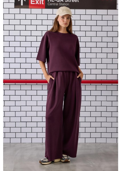 Modal Basic Tişört Bordo fiyatları