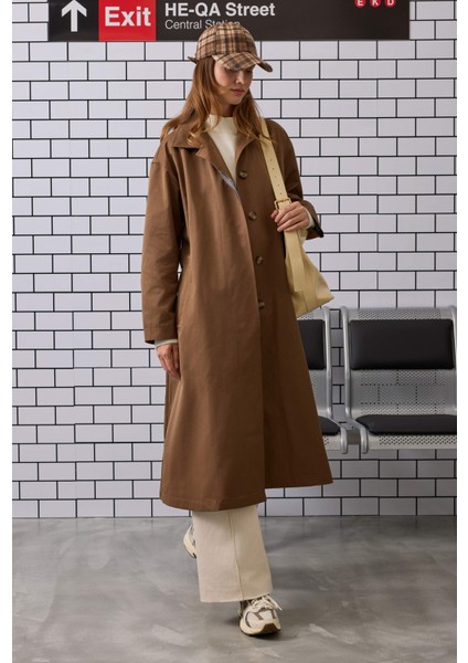 Minimal Trençkot Kahve fiyatları