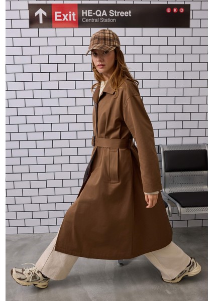 Minimal Trençkot Kahve indirimleri