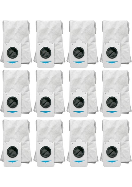 Ecovacs T30S Combo T30S Robot Süpürge Yedek Parçaları Için 12 Adet Toz Torbası Çöp Torbası (Yurt Dışından)