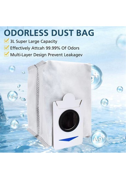 Ecovacs T30S Combo T30S Robot Süpürge Yedek Parçaları Için 12 Adet Toz Torbası Çöp Torbası (Yurt Dışından) fırsatları