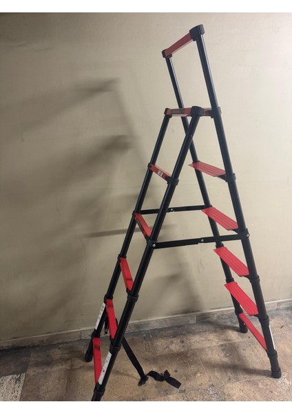 PRE5045B A Tipi Alüminyum, 4+5 Basamak 140+170 cm Teleskopik Merdiven indirimleri