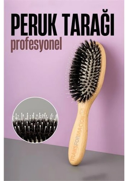 Engithalat Peruk Tarağı - Peruk Bakım Tarağı Ahşap