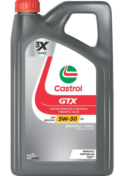 Gtx 5W-30 5 Litre Motor Yağı ( Üretim Yılı 2025 )