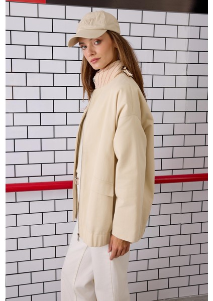 Kanvas Bomber Ceket Kemik modelleri