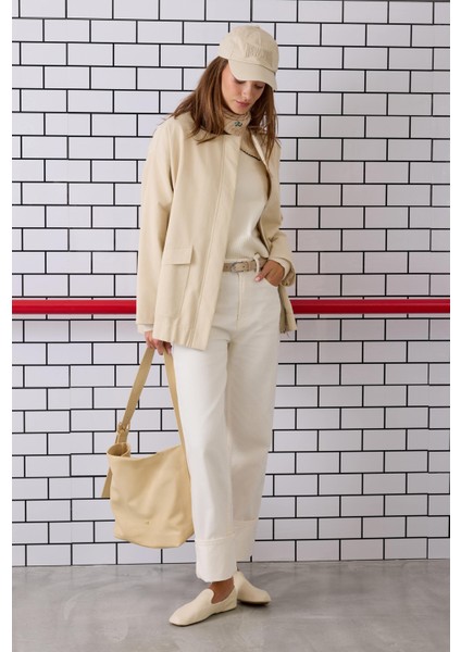 Kanvas Bomber Ceket Kemik fırsatları