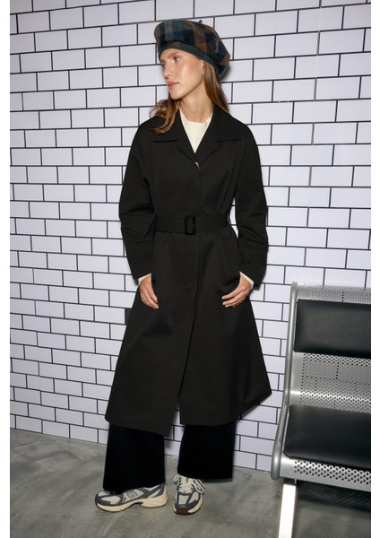 Minimal Trençkot Siyah fiyatları