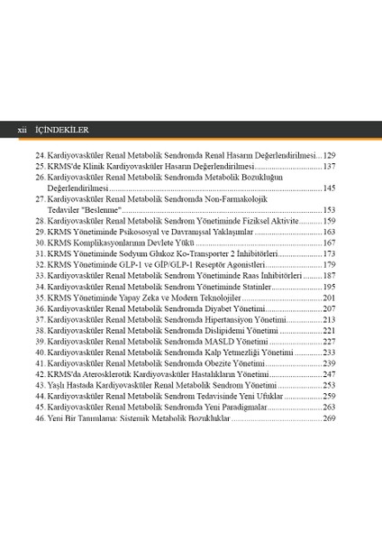 Kardiyovasküler Renal Metabolik Sendrom modelleri