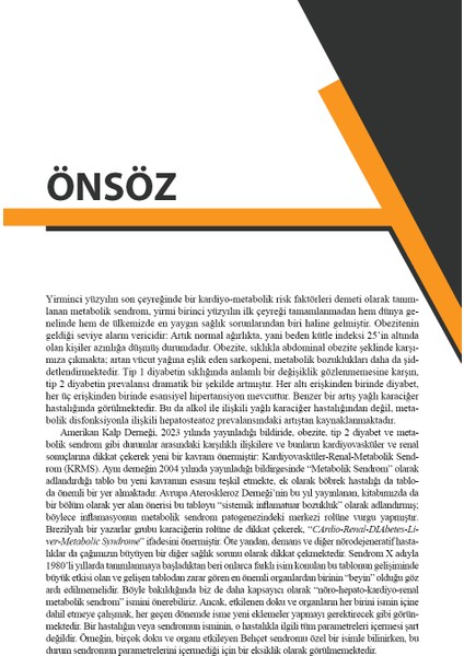 Kardiyovasküler Renal Metabolik Sendrom fırsatları