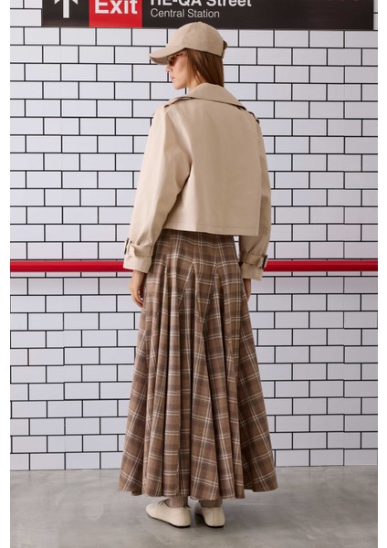 Kısa Trençkot Soft Kaşmir indirimleri