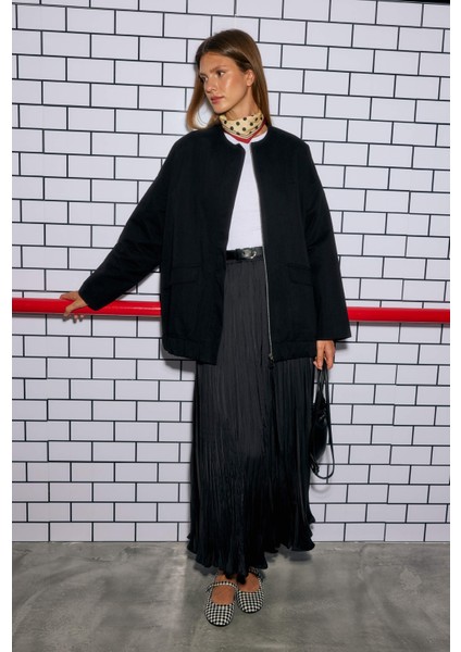 Kanvas Bomber Ceket Siyah fiyatları