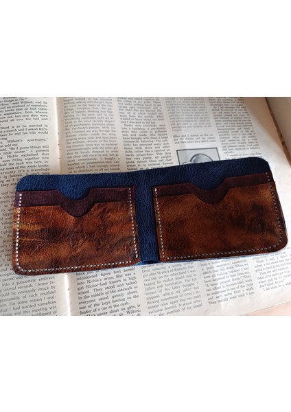 Gerçek Deri Tamamen El Emeği Cüzdan 22CM*8CM * 1 Kağıt Para Alanı 4 Kart Bölmesi XX45 fırsatları