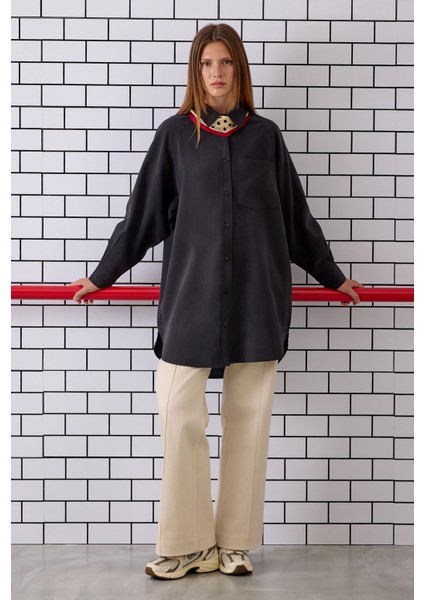 Reglan Kol Basic Gömlek Siyah fiyatları