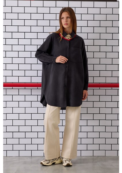 Reglan Kol Basic Gömlek Siyah modelleri