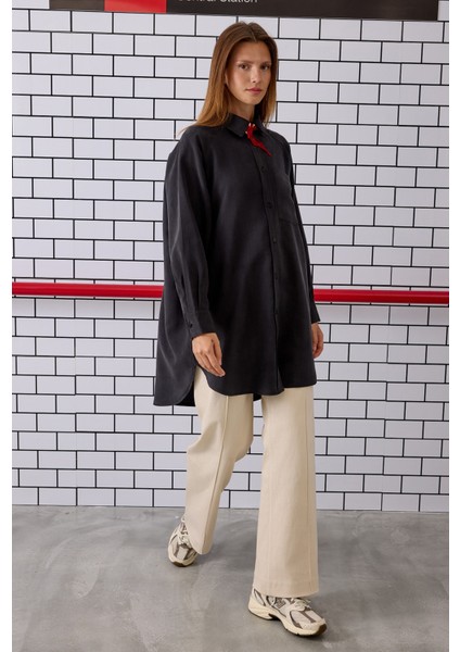 Reglan Kol Basic Gömlek Siyah fırsatları