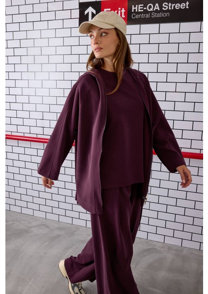 Örme Modal Sweat Bordo fiyatları