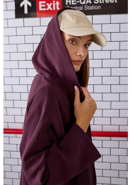 Örme Modal Sweat Bordo modelleri