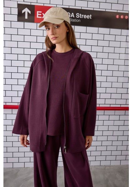Örme Modal Sweat Bordo fırsatları