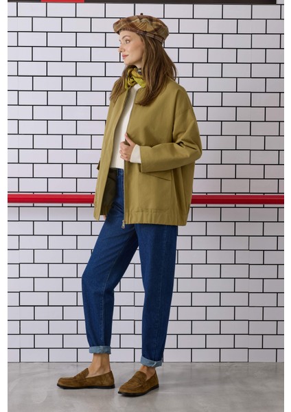 Kanvas Bomber Ceket Haki indirimleri