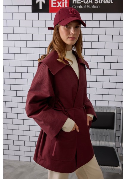 Kimono Ceket Bordo fırsatları