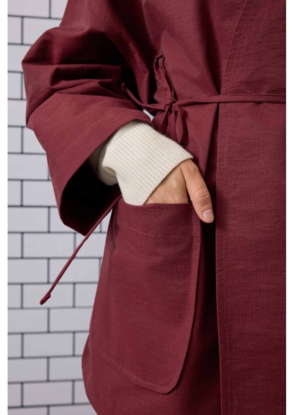 Kimono Ceket Bordo indirimleri