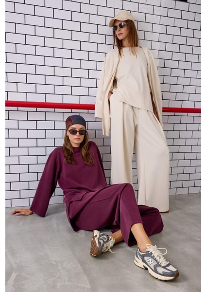 Modal Basic Uzun Sweat Bordo fiyatları