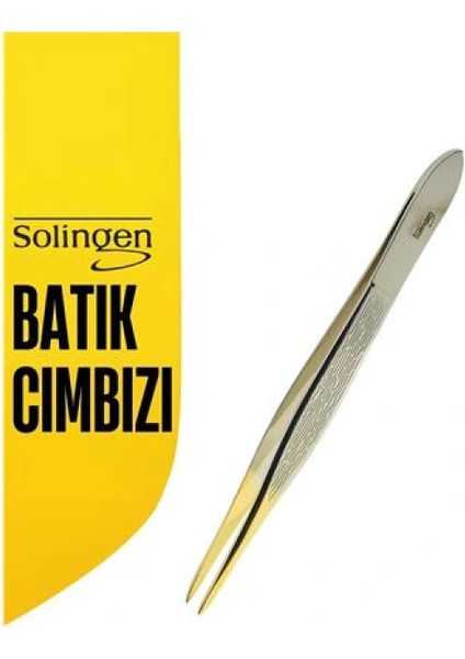 Engithalat Ince Uçlu Batık Cımbızı - Şık ve Hassas Kaş Şekillendirme Solingen Professional