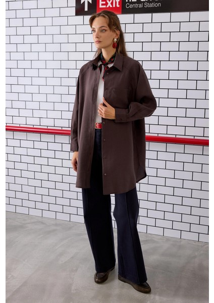 Reglan Kol Basic Gömlek Acı Kahve fiyatları