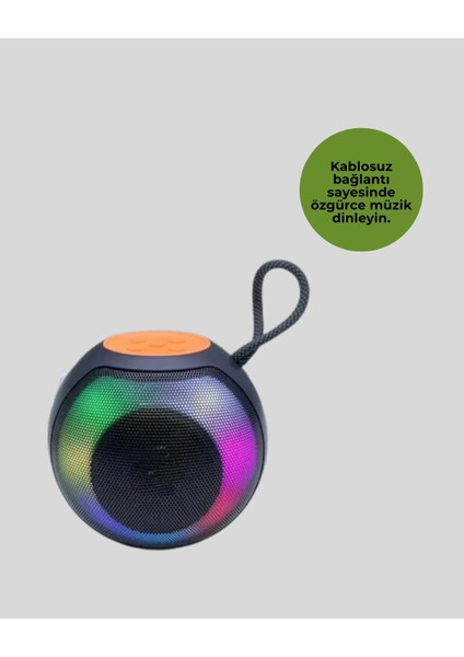 Rgb LED Işıklı Güçlü Baslı Kablosuz Hoparlör fırsatları