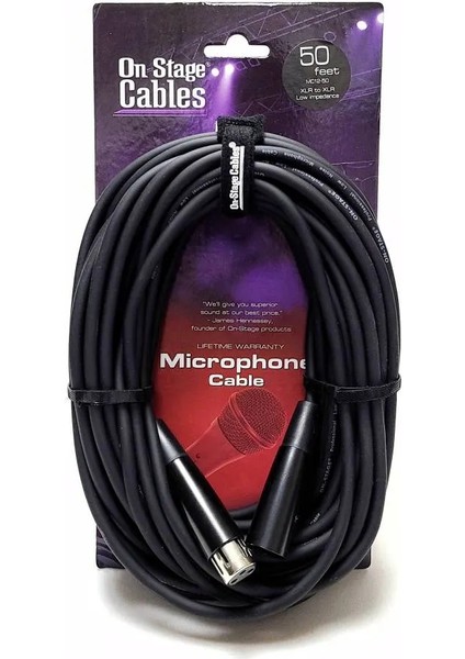On Stage MC12-50 15M Mikrofon Kablosu