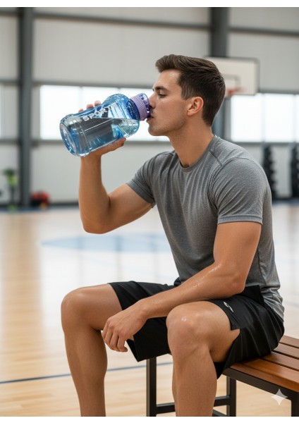 2200 ml Sporcu Su Matarası - Bpa'sız Fitness Salon ve Outdoor Kullanım Şişesi fiyatları