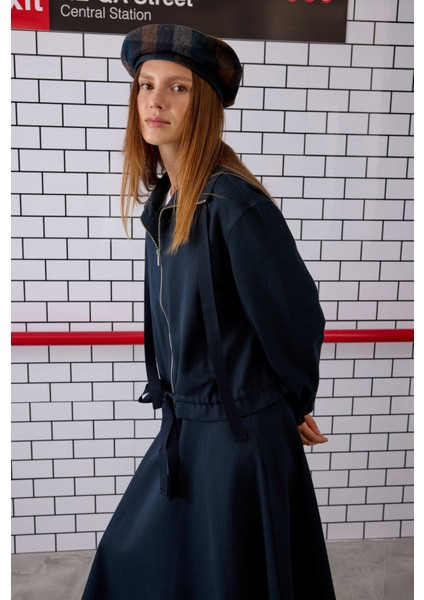 Bağcıklı Helen Ceket Lacivert fiyatları