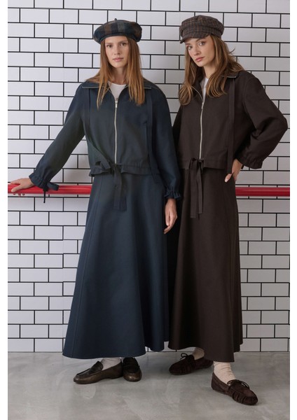 Bağcıklı Helen Ceket Lacivert fırsatları