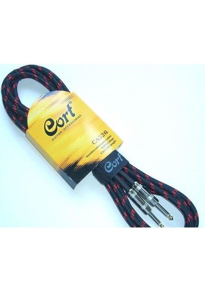 Gitar Kablo Gürültüsüz 5m (Noısless), Siyah, Gold