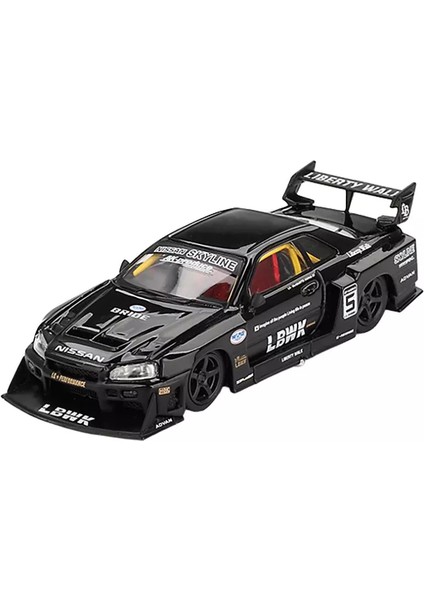Nissan Lb ER34 Super Silhouette Skyline Black 1/64 MGT00844-BL
