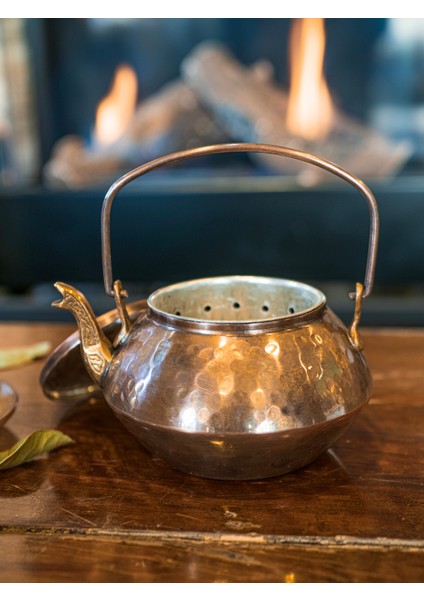 Bakır Zen Demlik Çekiç Dövme Oksit Renk No:2