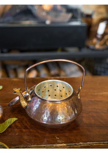 Bakır Zen Demlik Çekiç Dövme Oksit Renk No:2