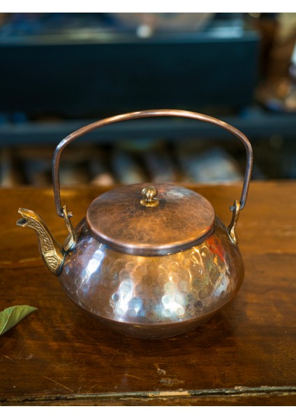 Bakır Zen Demlik Çekiç Dövme Oksit Renk No:2