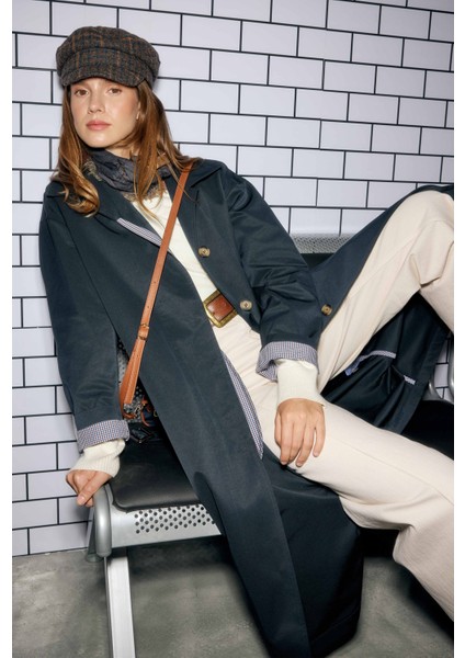 Minimal Trençkot Lacivert fiyatları