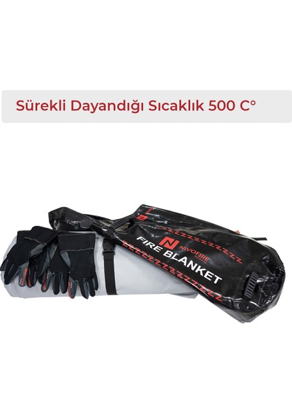 Nivofire Araç Yangın Battaniyesi-6MX8M - OMEGA fırsatları