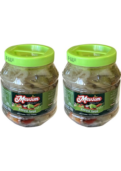 Karışık Turşu 1350 gr x 2 Adet