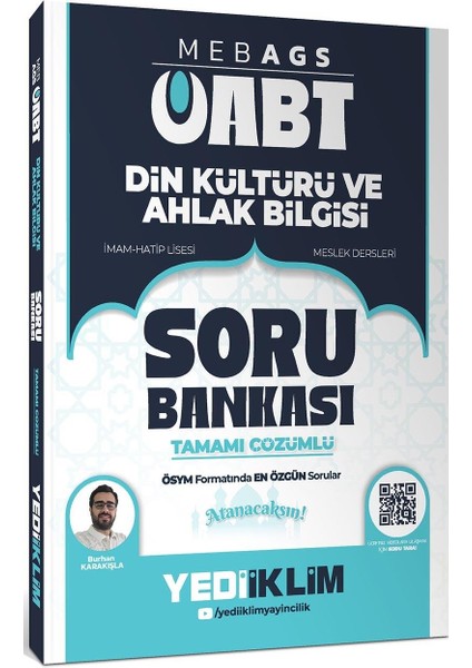 Yediiklim 2026 Meb Ags Öabt Din Kültürü ve Ahlak Bilgisi Tamamı Çözümlü Soru Bankası