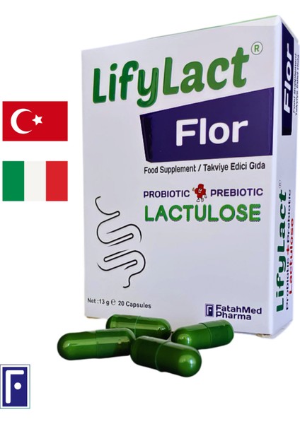 Flor Probiyotik Kapsül , , Prebiyotik , Laktuloz,