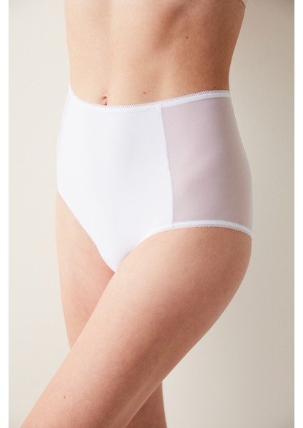Beauty Mesh Yüksek Bel Beyaz Slip Külot indirimleri