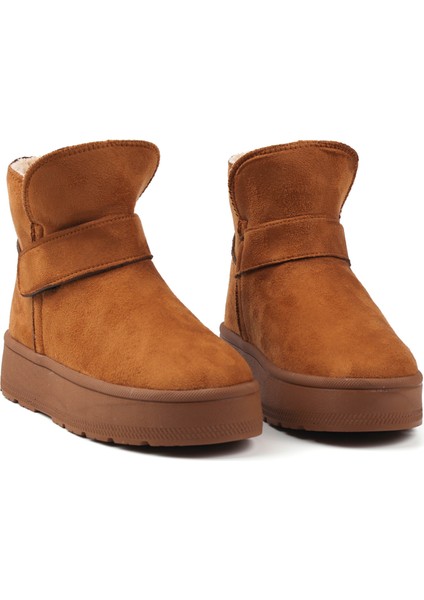 Kadın Taba Günlük Kalın Taban Bot - Içi Kürklü Platform Streç Model